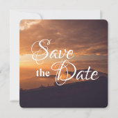 Carte Un simple Wedding Save Date romantique (Dos)