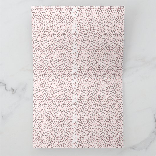 Carte Un tapis vibrant avec un mot géométrique complexe (Intérieur)