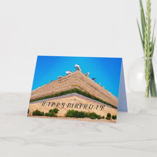 Carte Un tas de vœux d'anniversaire vous arrivent. (Devant)