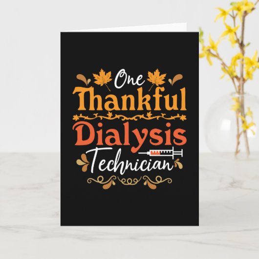 Carte Un Technicien En Dialyse Réconfortant Infirmière N (Fleur jaune)