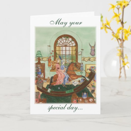 Carte "Un Temps pour Faire Semblant" (Fleur jaune)