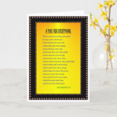 CARTE UN TEMPS POUR TOUT (Fleur jaune)