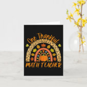 Carte Un Thanksgiving Enseignant Math Fun Thanksgiving A (Fleur jaune)