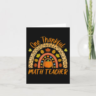 Carte Un Thanksgiving Enseignant Math Fun Thanksgiving A