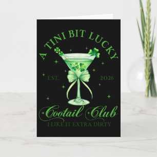 Carte Un Tini Bit Lucky Tail Club St. Patrick's Martini