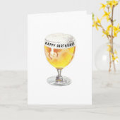 CARTE ***UN TOAST À VOUS*** POUR VOTRE "ANNIVERSAIRE" (Fleur jaune)