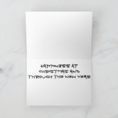 CARTE **UN TOAST POUR LES VACANCES** (Intérieur)