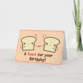 Carte Un Toast Pour Votre Anniversaire (Dos)