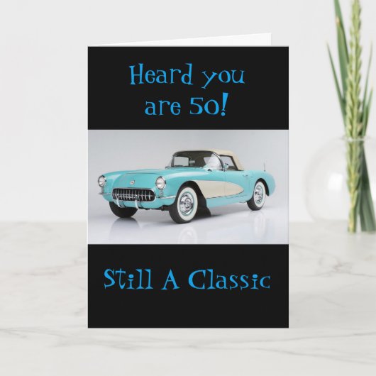 CARTE ****UN TOUR CLASSIQUE 50**** JEUX ANNIVERSAIRE (Devant)