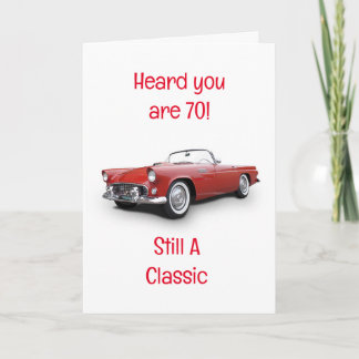 CARTE ****UN TOUR CLASSIQUE 70**** JEUX ANNIVERSAIRE