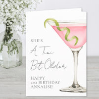 Un tout petit peu plus âgé Martini Joyeux Annivers