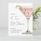 Carte Un tout petit peu plus vieille Martini Joyeux Anni (Debout devant)