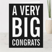 Carte Un très grand hommage (Devant)