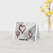 Carte Un triangle d'amour de base (Fleur jaune)