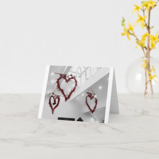 Carte Un triangle d'amour de base (Fleur jaune)