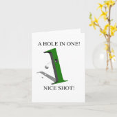 Carte Un Trou Dans Une Balle De Golf (Fleur jaune)