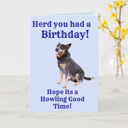 Carte Un troupeau que tu as eu un anniversaire (Fleur jaune)