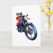 CARTE UN VÉLO D'ÉQUITATION (Fleur jaune)