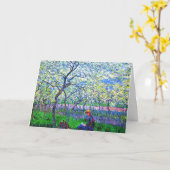 Carte Un verger au printemps (Fleur jaune)