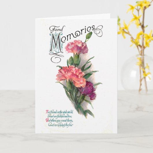 Carte Un Véritable Ami (Fleur jaune)