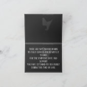 Carte Un visage endormi à mi-ombre (Intérieur)