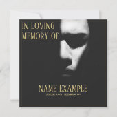 Carte Un visage endormi à mi-ombre (Devant)