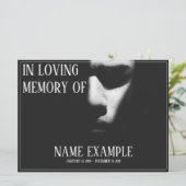 Carte Un visage endormi à mi-ombre (Debout devant)