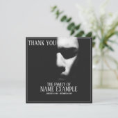 Carte Un visage endormi à mi-ombre (Debout devant)