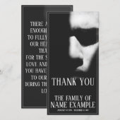 Carte Un visage endormi à mi-ombre (Devant / Derrière)