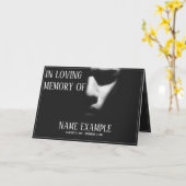 Carte Un visage endormi dans une demi-ombre (Fleur jaune)