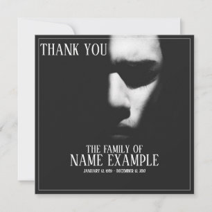 Carte Un visage endormi dans une demi-ombre