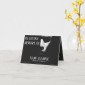 Carte Un visage endormi dans une demi-ombre (Fleur jaune)