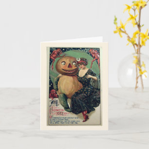 Carte Un vœu d'Halloween Gobelins Vintage