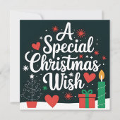 Carte Un voeu spécial Noël (Devant)