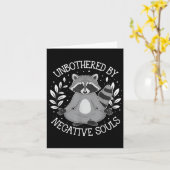 Carte Unbothered By Negative Souls  (Fleur jaune)