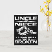 Carte Uncle And Niece A Bond That Can't Be Broken (Fleur jaune)