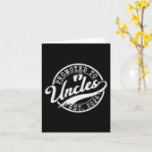 Carte Uncle Est 2026 New Uncle Announcement Promoted To  (Fleur jaune)