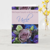 Carte Uncle Sympathie avec Rose (Fleur jaune)