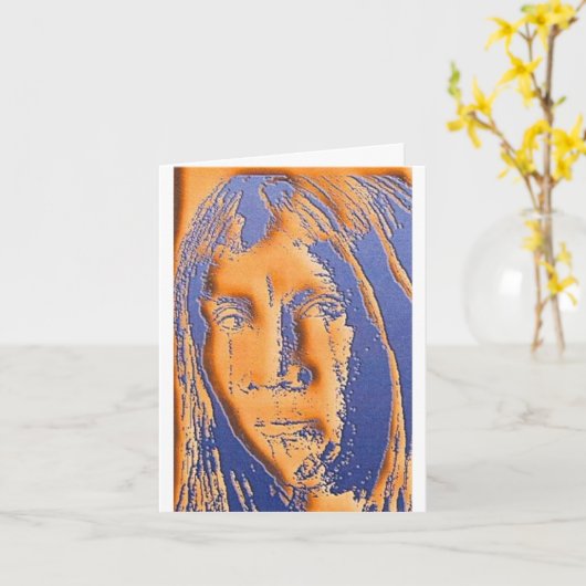 Carte Uncontacted with Computer Effects card   (Fleur jaune)