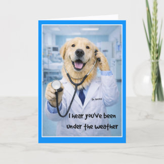 Carte Under the Weather Get Well Card ST-2