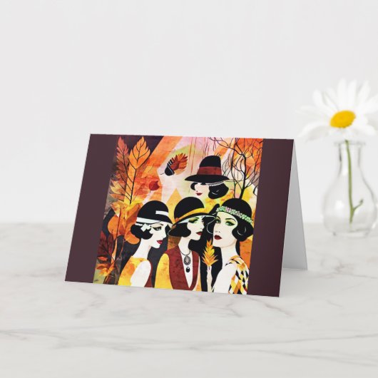 Carte Une Action de grâce de Flappers (Petite plante)