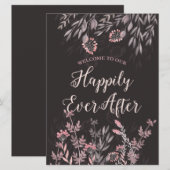 Carte Une Affiche de bienvenue de rêve pour une nuit d'é (Devant / Derrière)