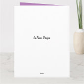 Carte Une Africaine Américaine Chantant Le Microphone (Dos)