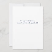 Carte Une année est une longue (Dos)