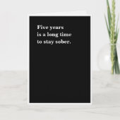 Carte Une année est une longue (Devant)