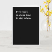 Carte Une année est une longue (Fleur jaune)