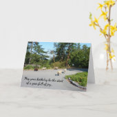 Carte Une année pleine de joie...Fête religieuse (Fleur jaune)