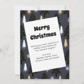 Carte Une année pour se souvenir des arbres de Noël (Dos)