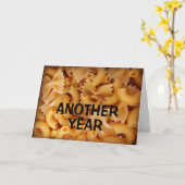 Carte Une autre année passe avec des pâtes ! (Fleur jaune)