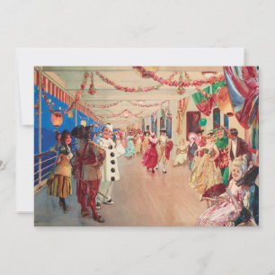 Carte Une balle masquée sur un navire   Victor Gabriel G